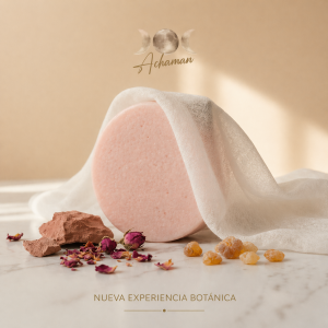 Champú Sólido Ghassoul, Rosa & Incienso